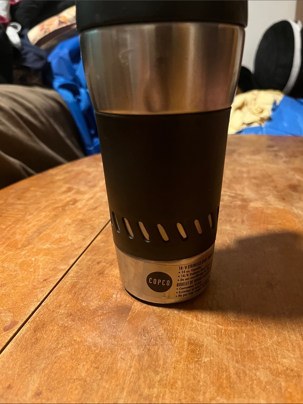 Copco Black Stainless Travel Tumbler